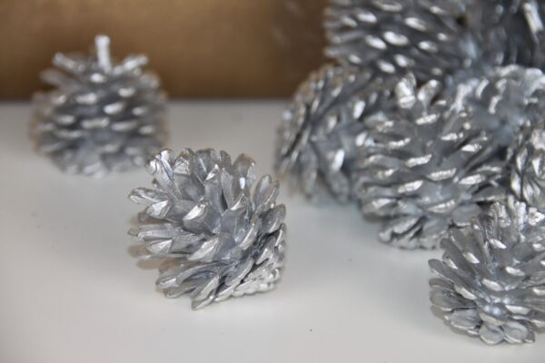 Mini Pine Cone Silver by Masons Home Decor Singapore (2)