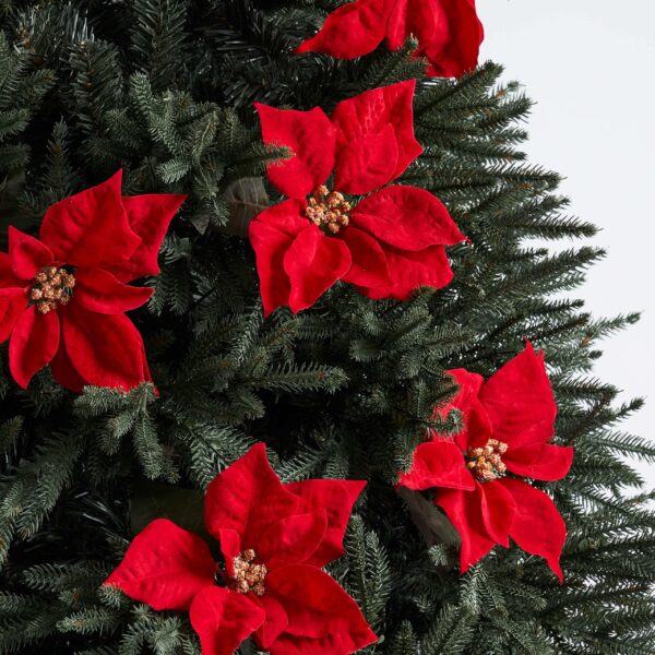poinsettia bunch - christmas ornaments by masons home decor singapore